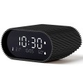 Budzik z termometrem Ray Clock, czarny - Lexon