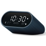 Budzik z termometrem Ray Clock, niebieski - Lexon