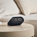 Budzik z termometrem Ray Clock, niebieski - Lexon
