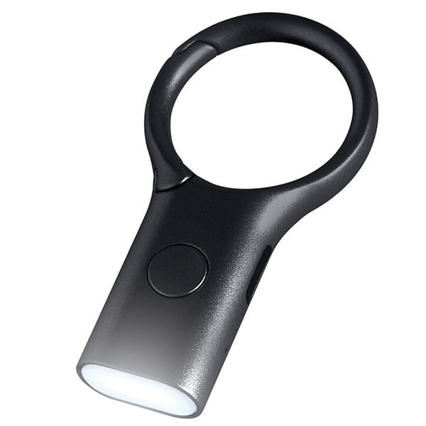 Brelok z latarką Nomaday, czarny - Lexon