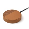 Ładowarka indukcyjna z głośnikiem Oslo Energy+ bluetooth, brązowa - Lexon