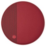 Ładowarka indukcyjna z głośnikiem Oslo Energy+ bluetooth, czerwona - Lexon