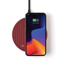 Ładowarka indukcyjna z głośnikiem Oslo Energy+ bluetooth, czerwona - Lexon