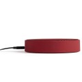 Ładowarka indukcyjna z głośnikiem Oslo Energy+ bluetooth, czerwona - Lexon