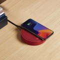 Ładowarka indukcyjna z głośnikiem Oslo Energy+ bluetooth, czerwona - Lexon