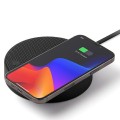 Ładowarka indukcyjna z głośnikiem Oslo Energy+ bluetooth, czarna - Lexon