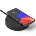 Ładowarka indukcyjna z głośnikiem Oslo Energy+ bluetooth, czarna - Lexon