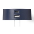 Ładowarka sieciowa USB C, USB A, Poweron 30W, niebieska – Lexon