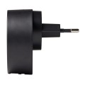 Ładowarka sieciowa USB C, USB A, Poweron 30W, czarna - Lexon