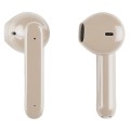 Słuchawki bezprzewodowe, z głośnikiem bluetooth Speakerbuds, brązowe - Lexon