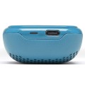 Słuchawki bezprzewodowe, z głośnikiem bluetooth Speakerbuds, niebieskie - Lexon