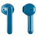 Słuchawki bezprzewodowe, z głośnikiem bluetooth Speakerbuds, niebieskie - Lexon
