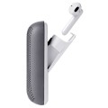Słuchawki bezprzewodowe, z głośnikiem bluetooth Speakerbuds, szare - Lexon