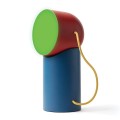 Lampa stołowa bezprzewodowa Orbe LED, niebiesko-czerwona - Lexon