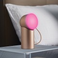 Lampa stołowa bezprzewodowa Orbe LED, złota - Lexon