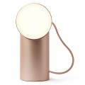 Lampa stołowa bezprzewodowa Orbe LED, złota - Lexon