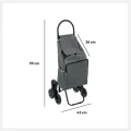 Wózek na zakupy z kółkami na schody Nomad 36L, szary - 5five