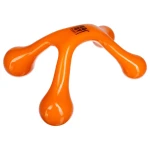 Masażer ręczny czteropunktowy Body Beauty, pomarańczowy - 5five