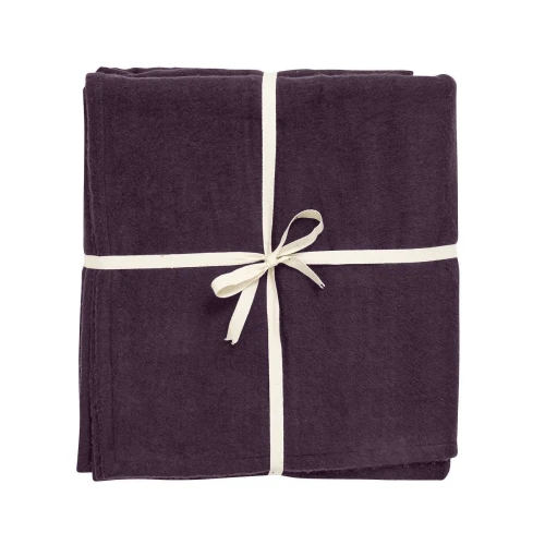 Koc do jogi, Simple Days bawełna, burgundowy - Nordal