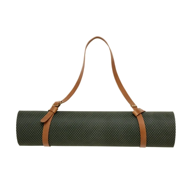 Pasek do maty do jogi, skórzany Simple Days - Ayu