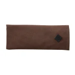 Woreczek na oczy do jogi, Simple Days bawełna i siemię lniane, brązowy - Ayu