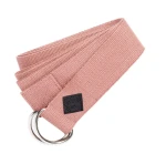 Pasek do jogi bawełniany, Simple Days, różowy - Ayu