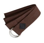 Pasek do jogi bawełniany, Simple Days, brązowy - Ayu