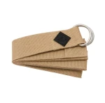 Pasek do jogi bawełniany, Simple Days, beżowy - Ayu