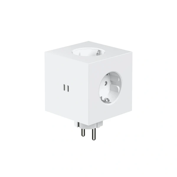 Power cube with usb Square 1 Rusty Red - Avolt
