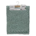Dywanik łazienkowy o splocie warkoczowym Colorama 50x120, niebieski Artic - 5five