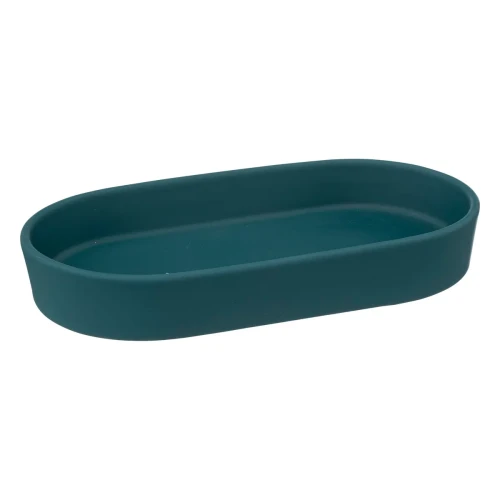 Taca łazienkowa Colorama, niebieska Petrol Blue - 5five