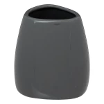 Kubek na szczoteczki o nieregularnym kształcie Colorama, szary - 5five