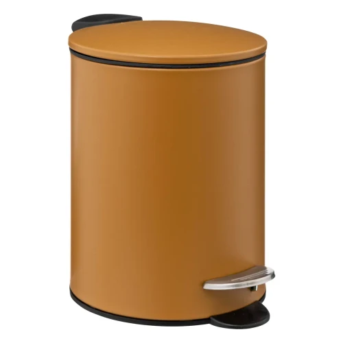 Kosz na śmieci łazienkowy Colorama 3L, brązowy - 5five