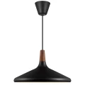 Czarna lampa wisząca skandynawska Nori 39 - DFTP by Nordlux