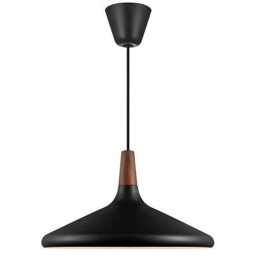Czarna lampa wisząca skandynawska Nori 39 - DFTP by Nordlux