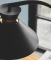 Lampa podłogowa łukowa Dial, czarna - Nordlux