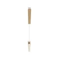 Lampa wisząca listwa Led, Ilgas, drewniana, ściemniacz - Nordlux