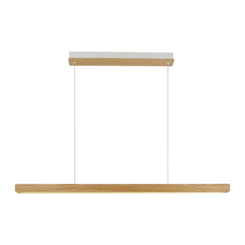 Lampa wisząca listwa Led, Ilgas, drewniana, ściemniacz - Nordlux