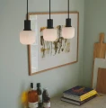 Szklana lampa sufitowa ryflowana Milford Mini 3 klosze - Nordlux