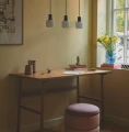 Szklana lampa sufitowa ryflowana Milford Mini 3 klosze - Nordlux