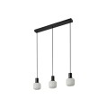 Szklana lampa sufitowa ryflowana Milford Mini 3 klosze - Nordlux