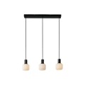 Szklana lampa sufitowa ryflowana Milford Mini 3 klosze - Nordlux