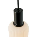 Szklana lampa sufitowa ryflowana Milford Mini 3 klosze - Nordlux