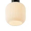 Szklana lampa sufitowa ryflowana Milford Mini 3 klosze - Nordlux