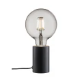 Lampa marmurowa stołowa Siv, czarna - Nordlux