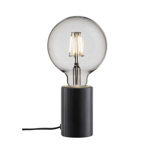 Lampa marmurowa stołowa Siv, czarna - Nordlux