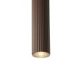 Lampa wisząca tuba karbowana Vico, brązowa - Nordlux
