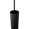 Lampa wisząca podłużna, tuby karbowane Vico, czarna - Nordlux