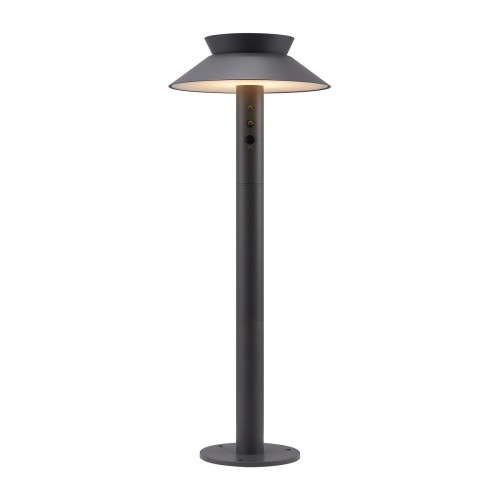Lampa solarna ogrodowa z czujnikiem ruchu Justina, antracyt - Nordlux