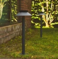 Lampa solarna ogrodowa z czujnikiem ruchu Justina, antracyt - Nordlux